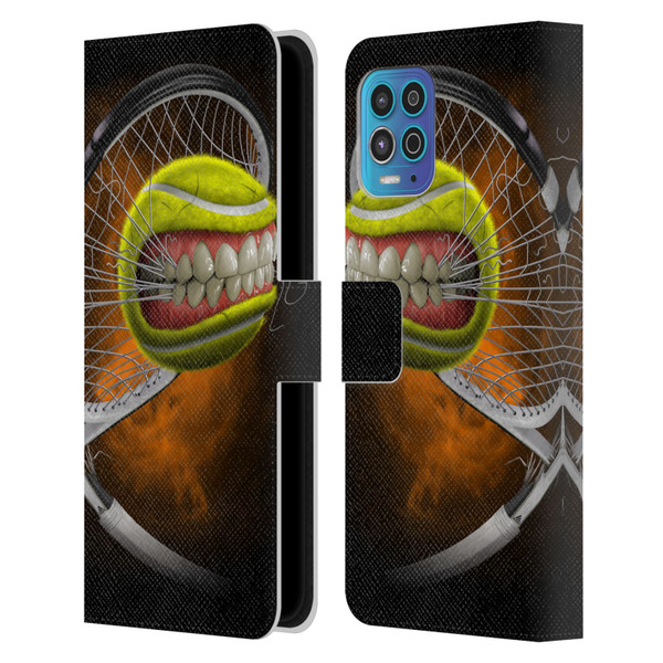 Tom Wood Monsters Tennis Leather Book Wallet Case Cover For Motorola Moto G100