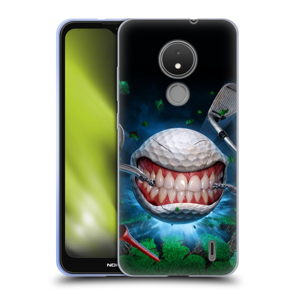 Tom Wood Monsters Golf Ball Soft Gel Case for Nokia C21