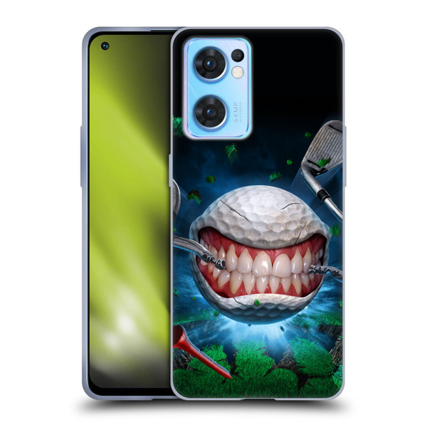 Tom Wood Monsters Golf Ball Soft Gel Case for OPPO Reno7 5G / Find X5 Lite