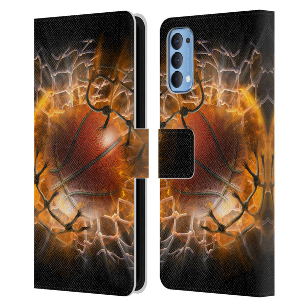 Tom Wood Monsters Blast Radius Leather Book Wallet Case Cover For OPPO Reno 4 5G