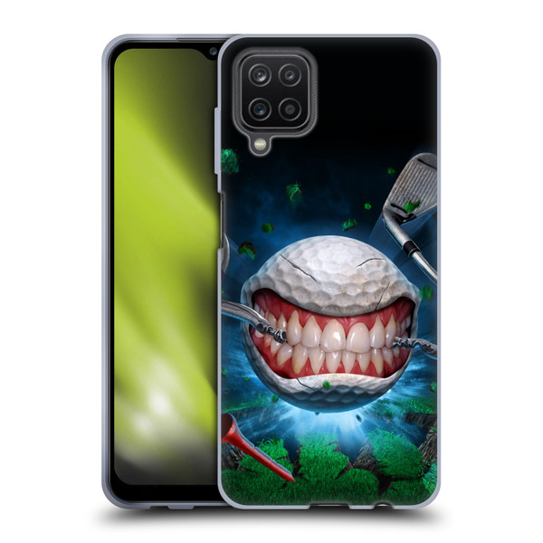 Tom Wood Monsters Golf Ball Soft Gel Case for Samsung Galaxy A12 (2020)