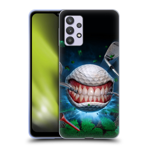 Tom Wood Monsters Golf Ball Soft Gel Case for Samsung Galaxy A32 5G / M32 5G (2021)