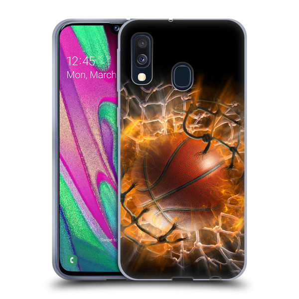 Tom Wood Monsters Blast Radius Soft Gel Case for Samsung Galaxy A40 (2019)