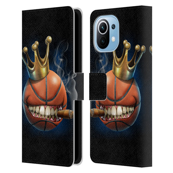 Tom Wood Monsters King Of Basketball Leather Book Wallet Case Cover For Xiaomi Mi 11