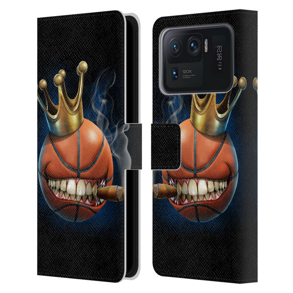 Tom Wood Monsters King Of Basketball Leather Book Wallet Case Cover For Xiaomi Mi 11 Ultra