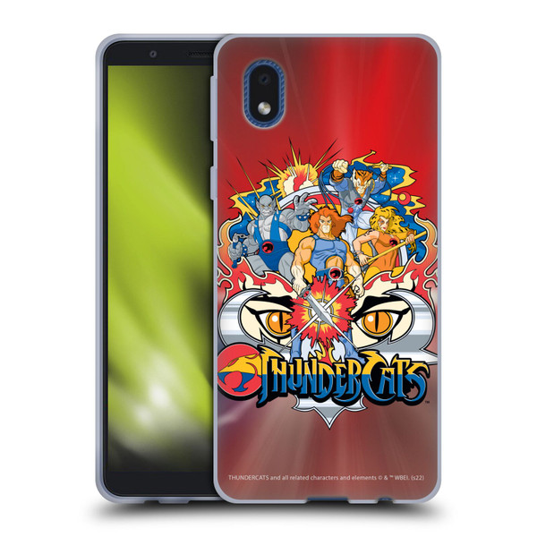 Thundercats Graphics Characters Soft Gel Case for Samsung Galaxy A01 Core (2020)