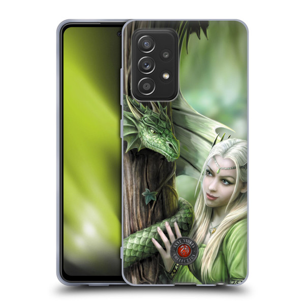 Anne Stokes Dragon Friendship Kindred Spirits Soft Gel Case for Samsung Galaxy A52 / A52s / 5G (2021)
