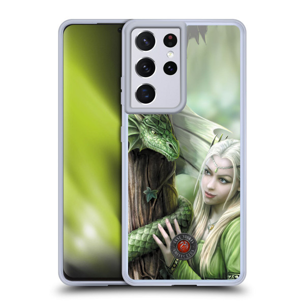 Anne Stokes Dragon Friendship Kindred Spirits Soft Gel Case for Samsung Galaxy S21 Ultra 5G