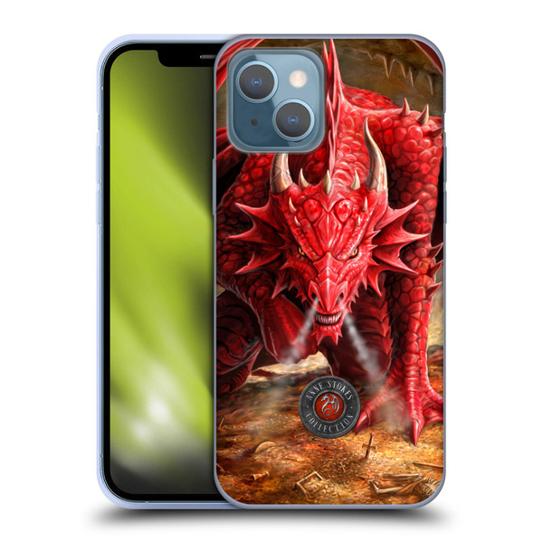 Anne Stokes Dragons Lair Soft Gel Case for Apple iPhone 13