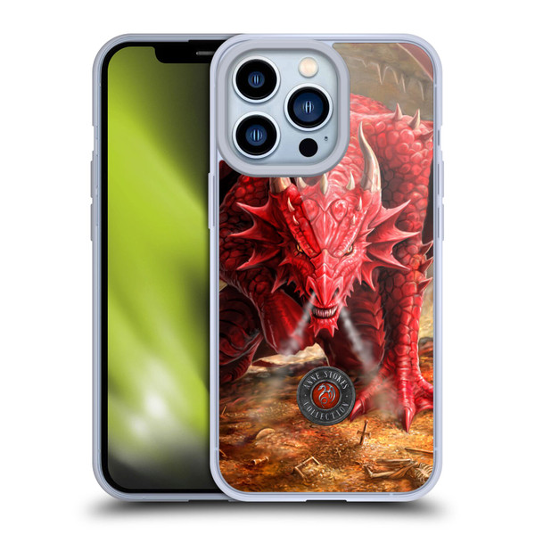 Anne Stokes Dragons Lair Soft Gel Case for Apple iPhone 13 Pro