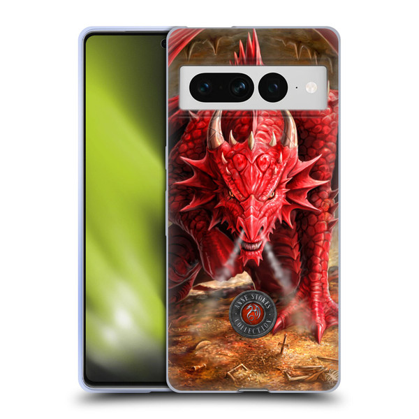 Anne Stokes Dragons Lair Soft Gel Case for Google Pixel 7 Pro