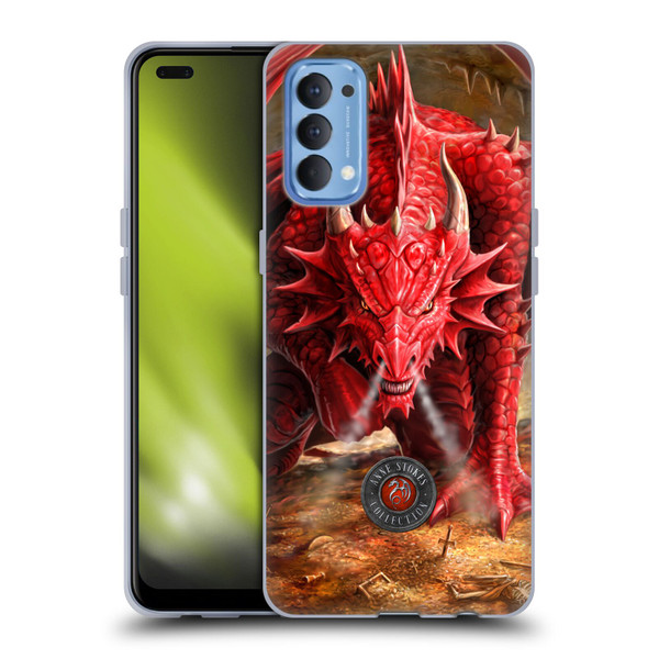 Anne Stokes Dragons Lair Soft Gel Case for OPPO Reno 4 5G