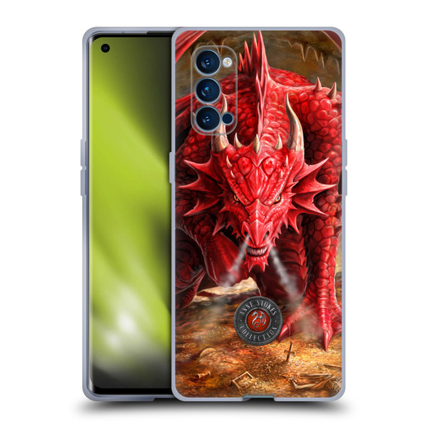 Anne Stokes Dragons Lair Soft Gel Case for OPPO Reno 4 Pro 5G