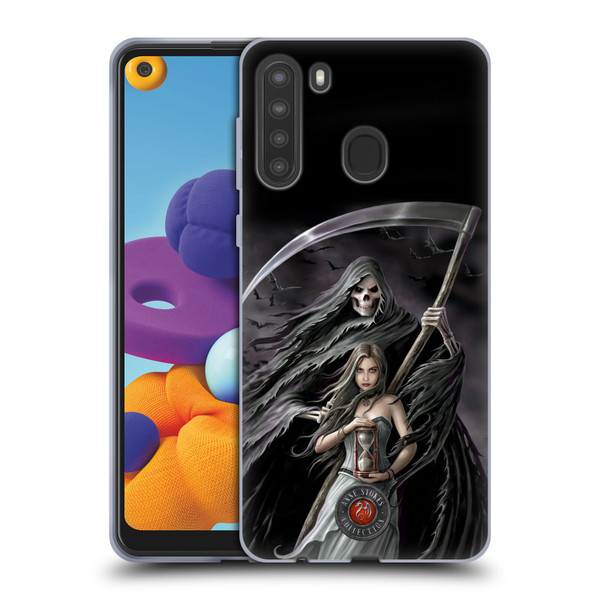 Anne Stokes Gothic Summon the Reaper Soft Gel Case for Samsung Galaxy A21 (2020)