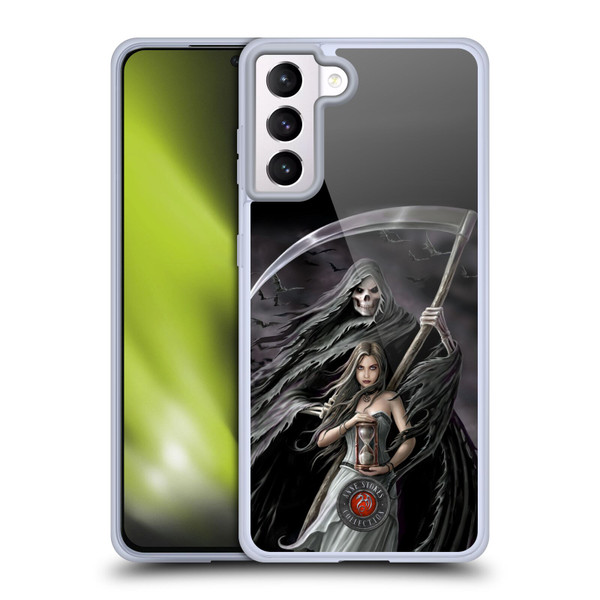 Anne Stokes Gothic Summon the Reaper Soft Gel Case for Samsung Galaxy S21+ 5G