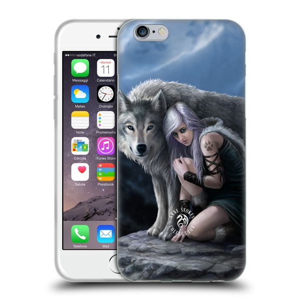 Anne Stokes Wolves Protector Soft Gel Case for Apple iPhone 6 / iPhone 6s