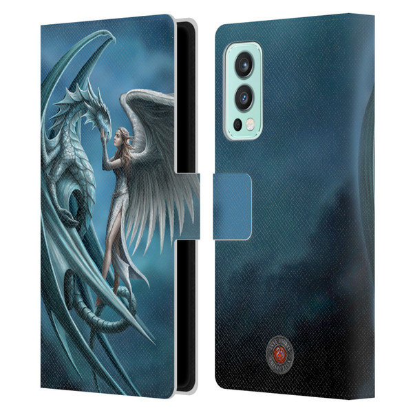 Anne Stokes Dragon Friendship Silverback Leather Book Wallet Case Cover For OnePlus Nord 2 5G
