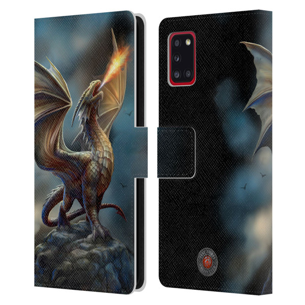 Anne Stokes Dragons Noble Leather Book Wallet Case Cover For Samsung Galaxy A31 (2020)