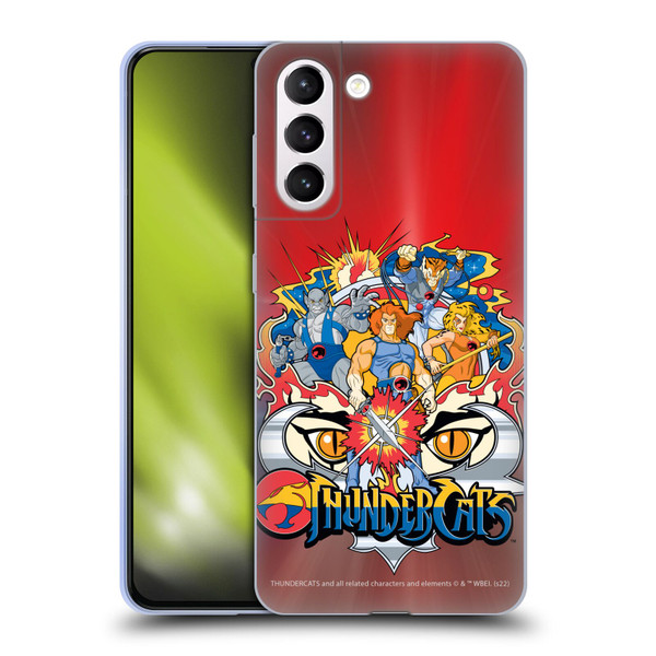 Thundercats Graphics Characters Soft Gel Case for Samsung Galaxy S21+ 5G