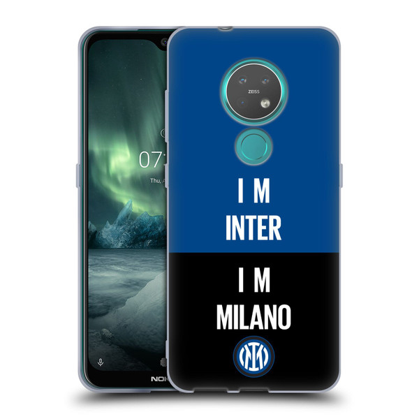Fc Internazionale Milano Logo Inter Milano Soft Gel Case for Nokia 6.2 / 7.2