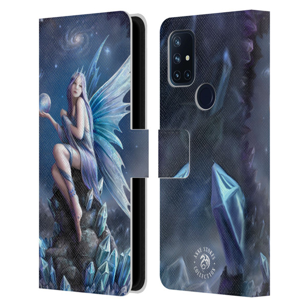 Anne Stokes Fairies Stargazer Leather Book Wallet Case Cover For OnePlus Nord N10 5G