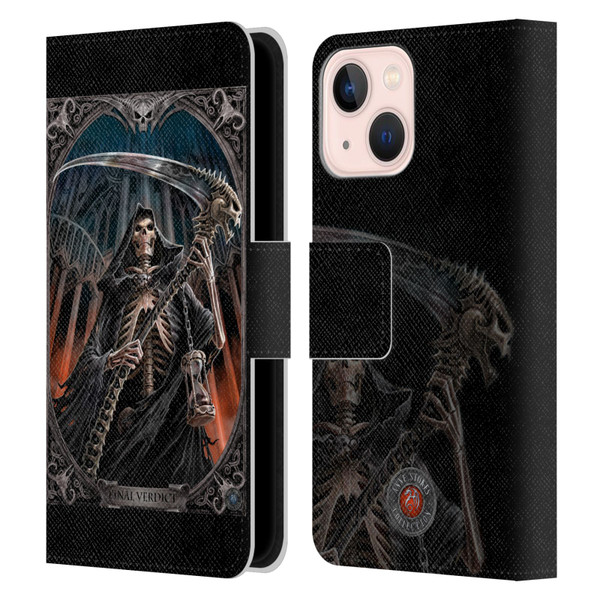 Anne Stokes Tribal Final Verdict Leather Book Wallet Case Cover For Apple iPhone 13 Mini