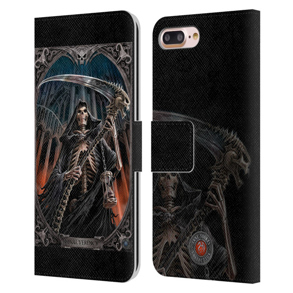 Anne Stokes Tribal Final Verdict Leather Book Wallet Case Cover For Apple iPhone 7 Plus / iPhone 8 Plus