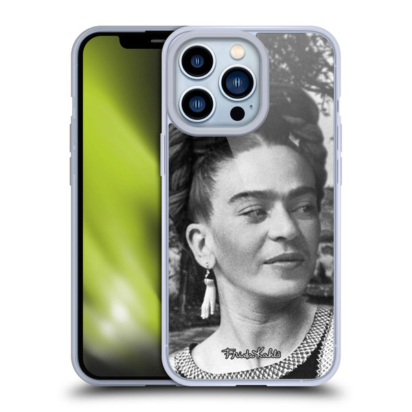 Frida Kahlo Portraits And Quotes Headdress Soft Gel Case for Apple iPhone 13 Pro