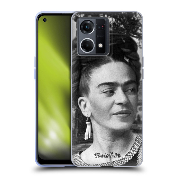 Frida Kahlo Portraits And Quotes Headdress Soft Gel Case for OPPO Reno8 4G