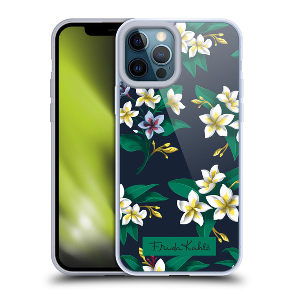 Frida Kahlo Flowers Plumeria Soft Gel Case for Apple iPhone 12 Pro Max