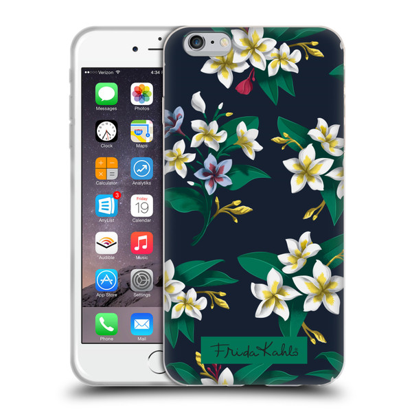 Frida Kahlo Flowers Plumeria Soft Gel Case for Apple iPhone 6 Plus / iPhone 6s Plus