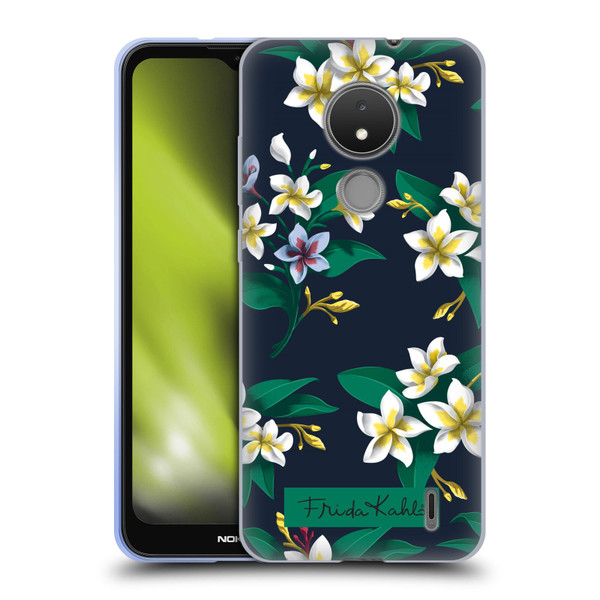 Frida Kahlo Flowers Plumeria Soft Gel Case for Nokia C21