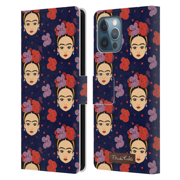 Frida Kahlo Doll Pattern 1 Leather Book Wallet Case Cover For Apple iPhone 12 Pro Max
