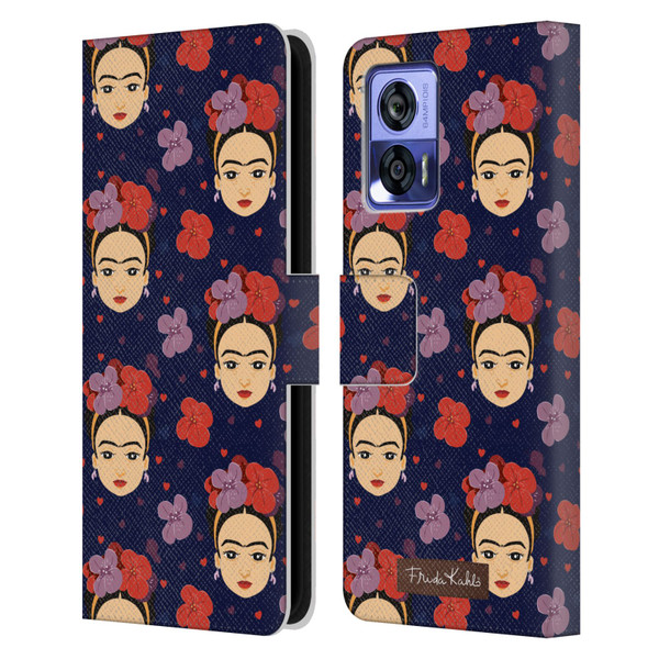 Frida Kahlo Doll Pattern 1 Leather Book Wallet Case Cover For Motorola Edge 30 Neo 5G