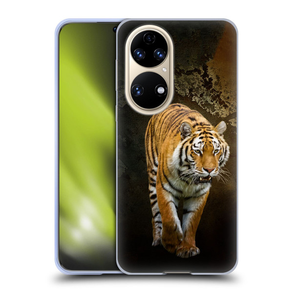 Simone Gatterwe Animals Siberian Tiger Soft Gel Case for Huawei P50
