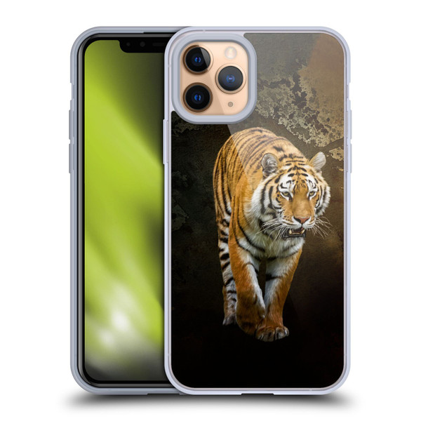 Simone Gatterwe Animals Siberian Tiger Soft Gel Case for Apple iPhone 11 Pro