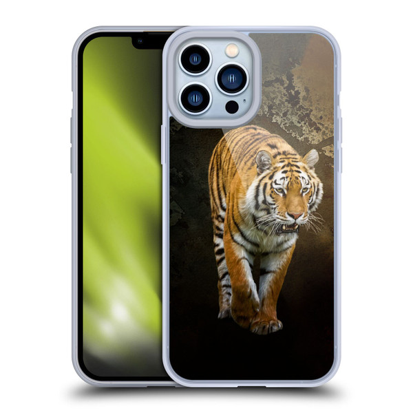 Simone Gatterwe Animals Siberian Tiger Soft Gel Case for Apple iPhone 13 Pro Max