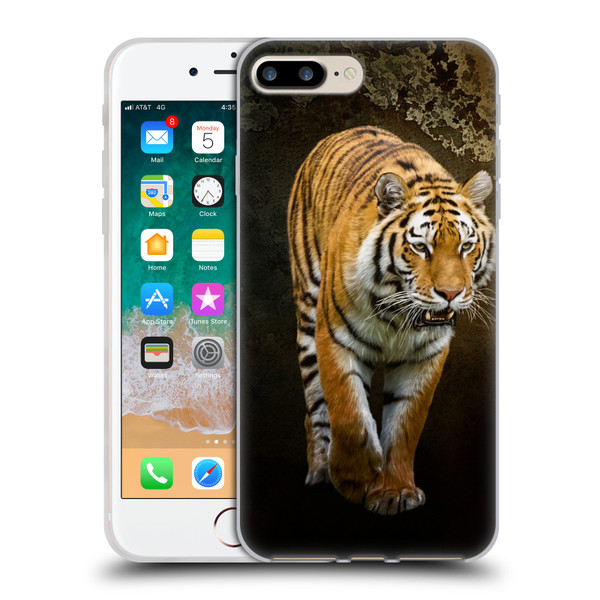 Simone Gatterwe Animals Siberian Tiger Soft Gel Case for Apple iPhone 7 Plus / iPhone 8 Plus