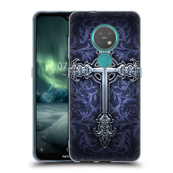 Brigid Ashwood Crosses Gothic Soft Gel Case for Nokia 6.2 / 7.2