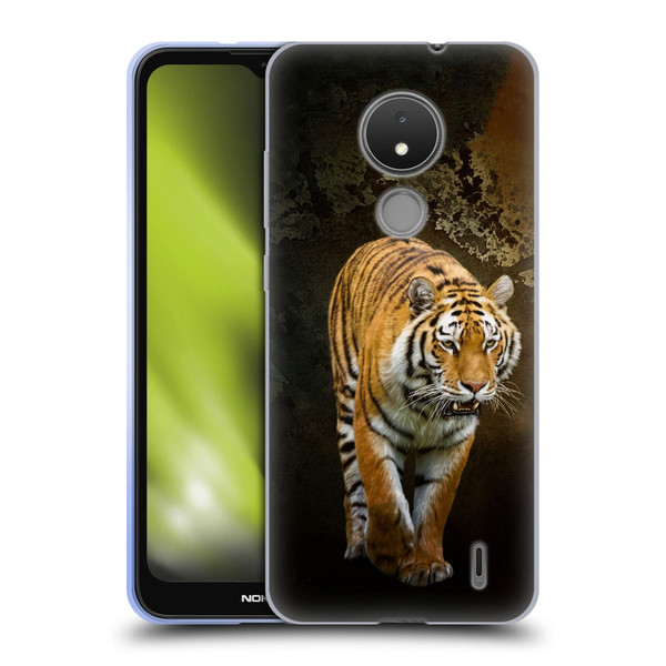 Simone Gatterwe Animals Siberian Tiger Soft Gel Case for Nokia C21