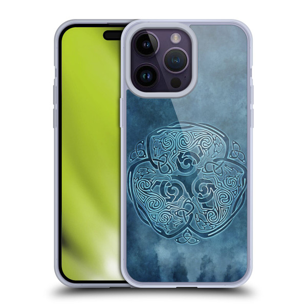 Brigid Ashwood Celtic Wisdom Knot Wolf Soft Gel Case for Apple iPhone 14 Pro Max