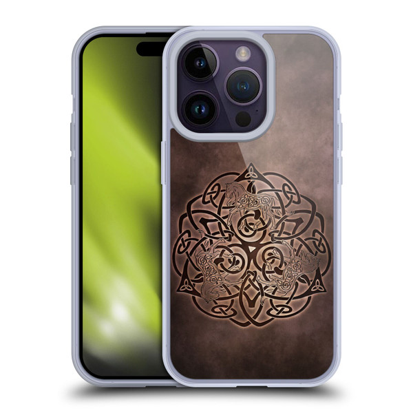 Brigid Ashwood Celtic Wisdom Knot Horse Soft Gel Case for Apple iPhone 14 Pro