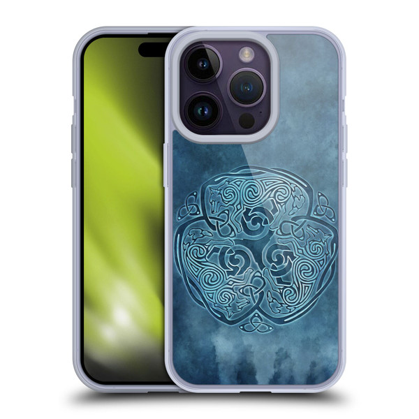 Brigid Ashwood Celtic Wisdom Knot Wolf Soft Gel Case for Apple iPhone 14 Pro