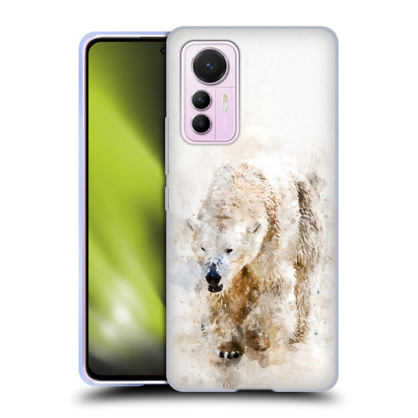 Simone Gatterwe Animals 2 Abstract Polar Bear Soft Gel Case for Xiaomi 12 Lite
