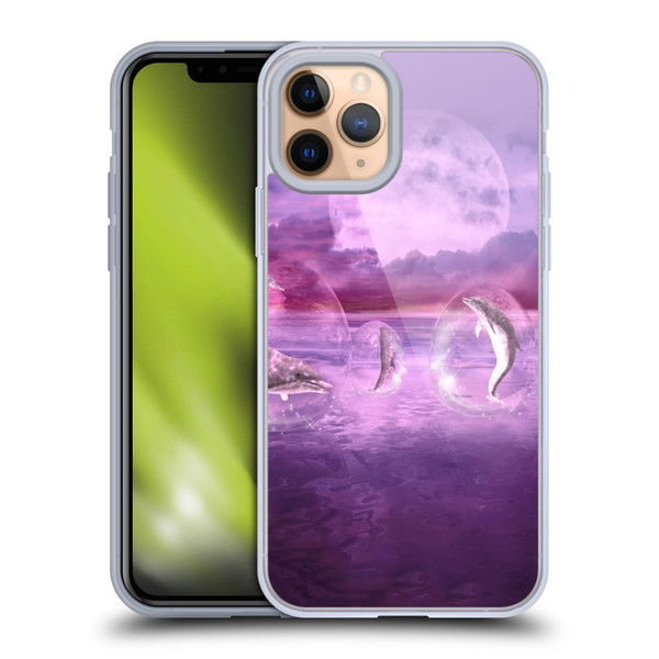 Simone Gatterwe Dolphins Dream Of Dolphins Soft Gel Case for Apple iPhone 11 Pro