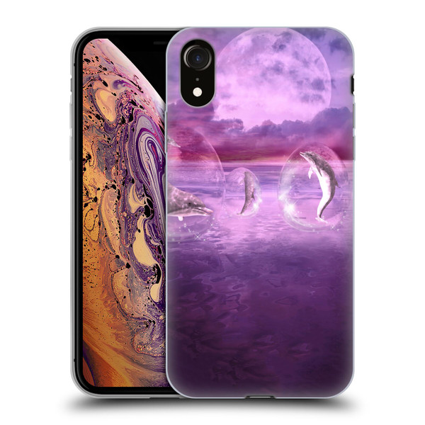 Simone Gatterwe Dolphins Dream Of Dolphins Soft Gel Case for Apple iPhone XR