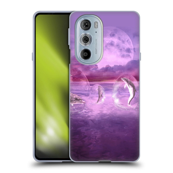 Simone Gatterwe Dolphins Dream Of Dolphins Soft Gel Case for Motorola Edge X30