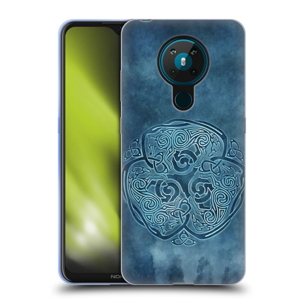 Brigid Ashwood Celtic Wisdom Knot Wolf Soft Gel Case for Nokia 5.3