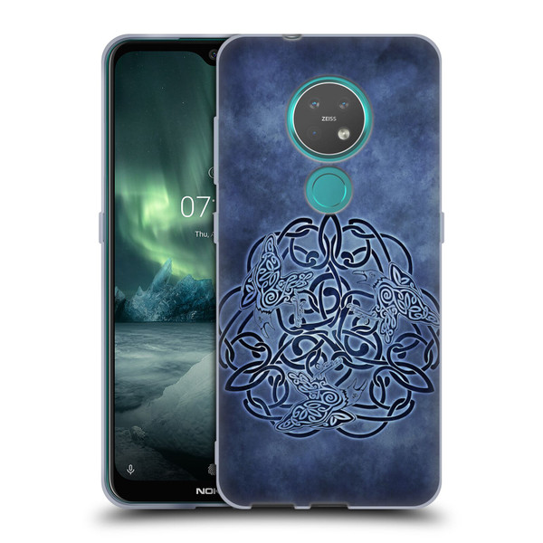 Brigid Ashwood Celtic Wisdom Knot Raven Soft Gel Case for Nokia 6.2 / 7.2