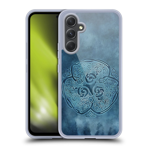 Brigid Ashwood Celtic Wisdom Knot Wolf Soft Gel Case for Samsung Galaxy A54 5G